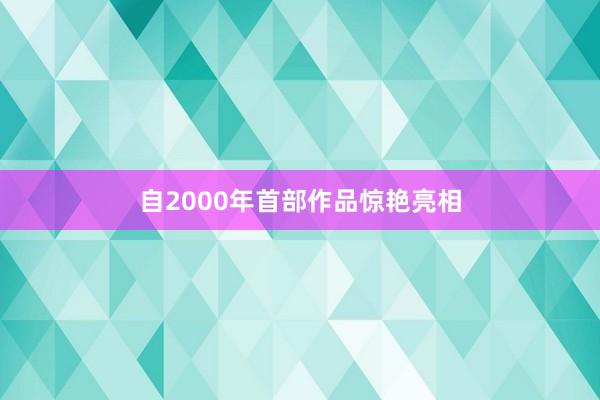 自2000年首部作品惊艳亮相